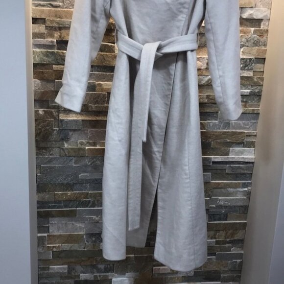 Kenneth Cole Wool Blend Maxi Wrap Coat - Picture 4 of 9